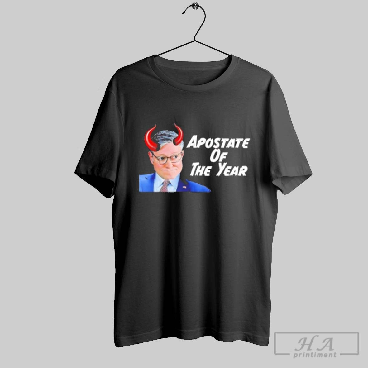Official Mike Johnson Devil Apostate Of The Year Ladies Tee Unisex T-shirt, Sweatshirt, Hoodie, Long Sleeve Tee - T-Shirt, Sweatshirt, Hoodie