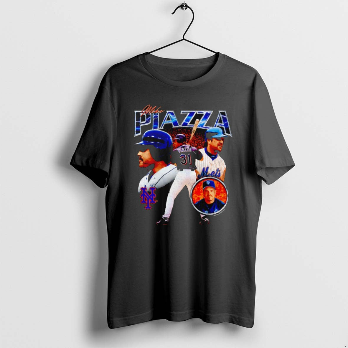 Official Mike Piazza New York Mets Baseball Graphic - T-Shirt, Sweatshirt, Hoodie