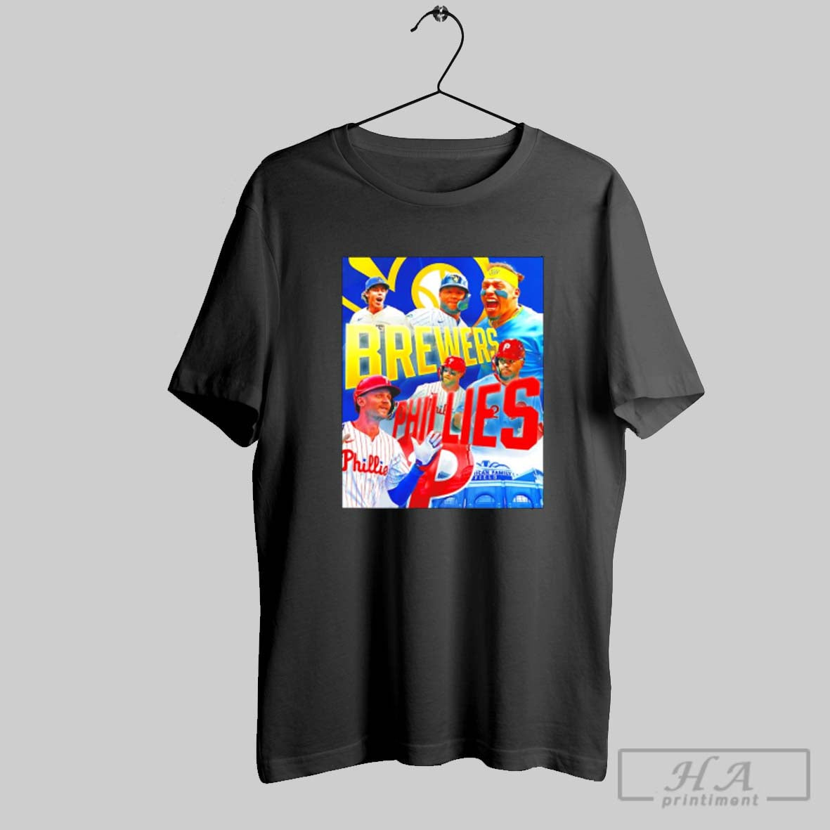 Official Milwaukee Brewers Vs Philadelphia Phillies Two Of The Best In The National League Square - T-Shirt, Sweatshirt, Hoodie