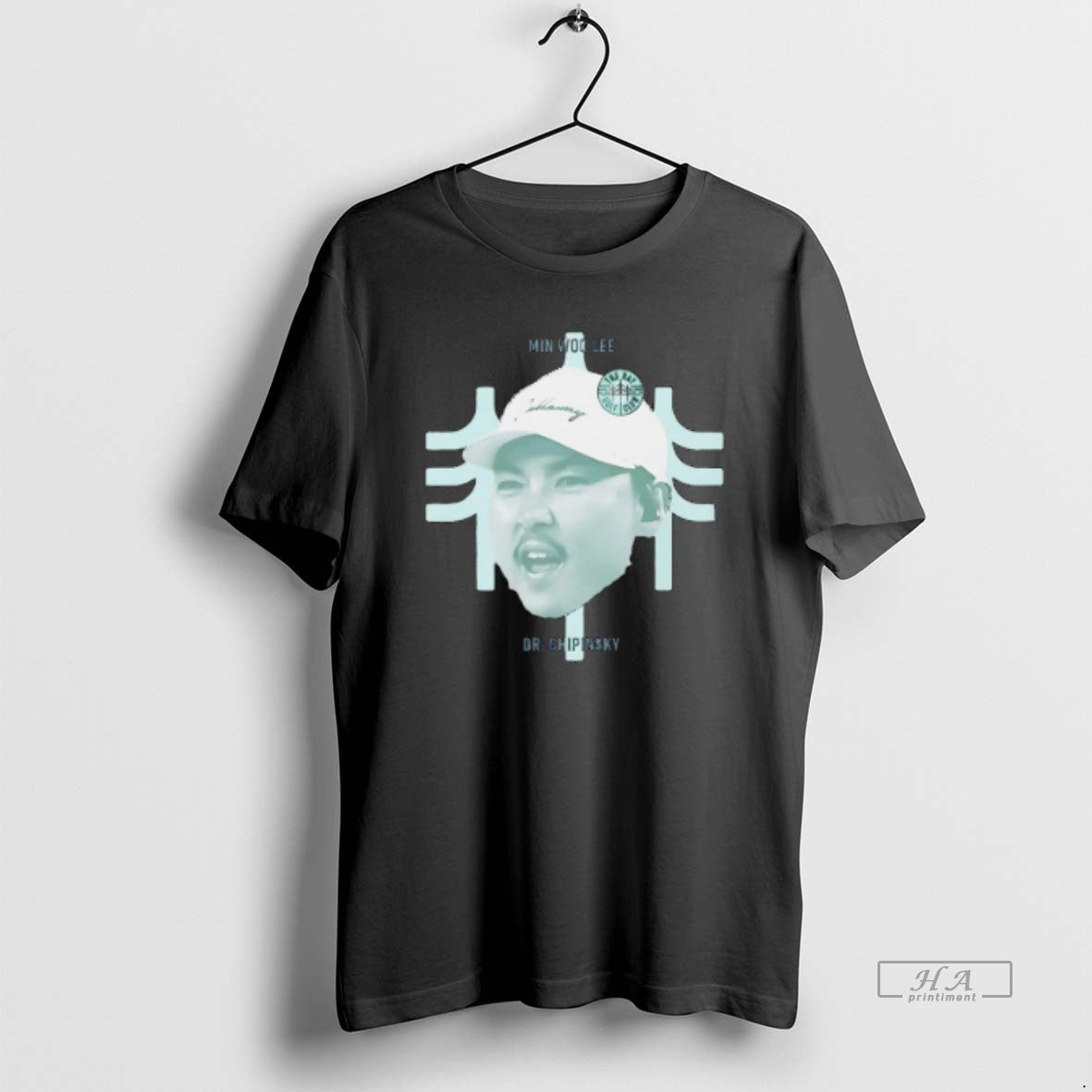 Official Min Woo Lee The Bay Golf Club Portrait - T-Shirt, Sweatshirt, Hoodie
