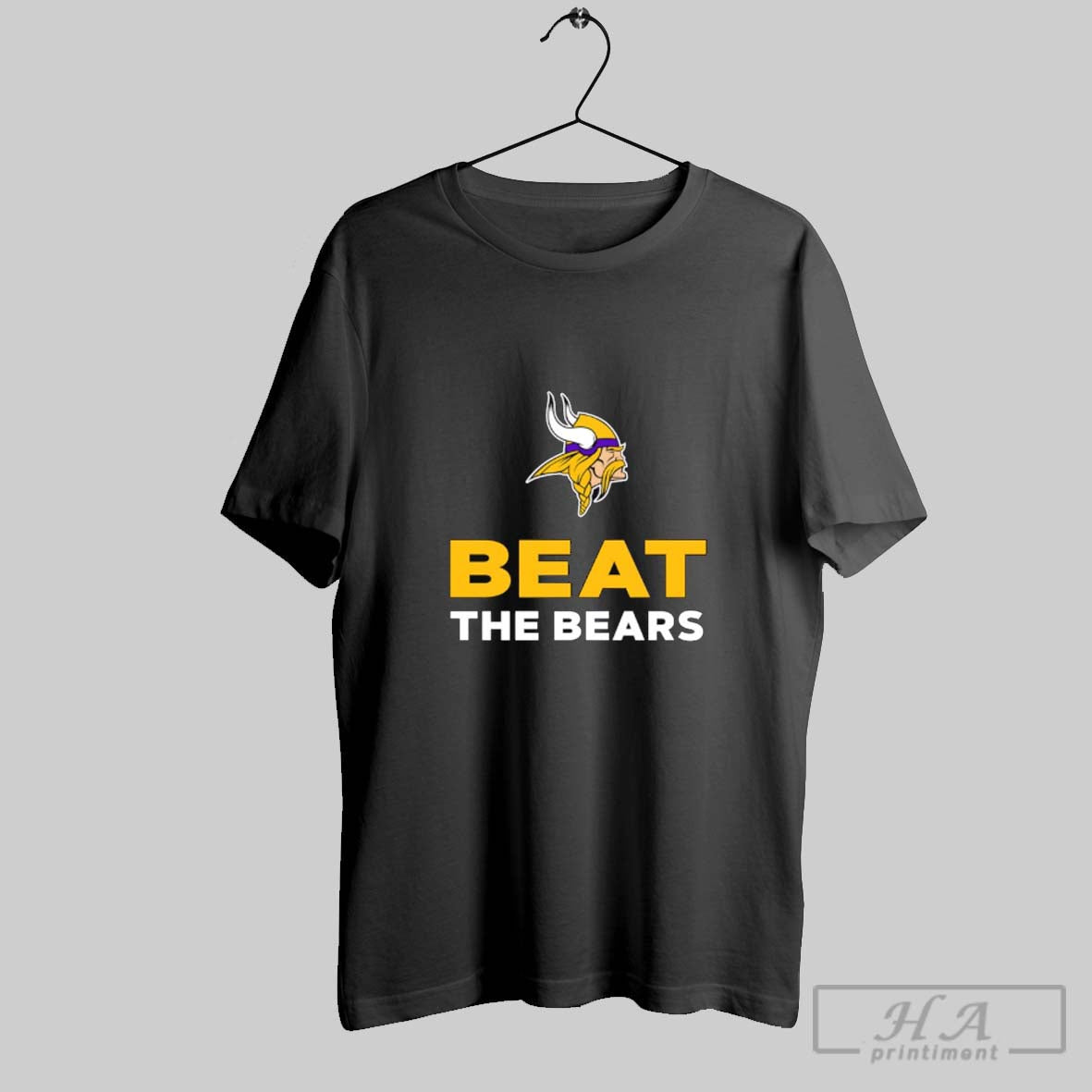 Official Minnesota Vikings Beat The Bears Unisex T-shirt, Sweatshirt, Hoodie, Long Sleeve Tee - T-Shirt, Sweatshirt, Hoodie