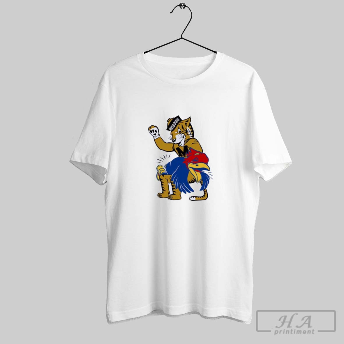 Official Mizzou Tiger Slap Kansas Jayhawks Unisex T-shirt, Sweatshirt, Hoodie, Long Sleeve Tee - T-Shirt, Sweatshirt, Hoodie