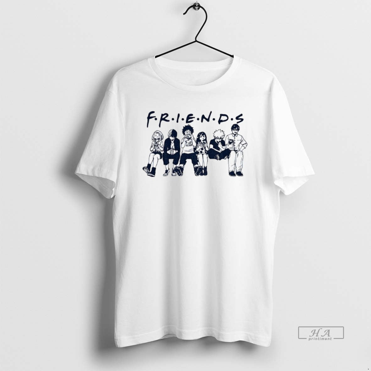 Official My Hero Academia Friends Anime - T-Shirt, Sweatshirt, Hoodie