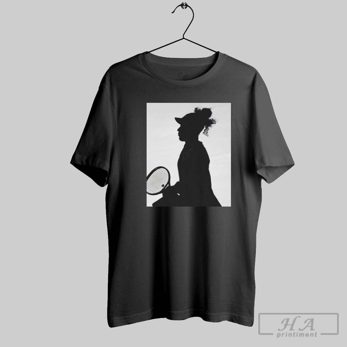 Official Naomi Osaka Tennis Player Silhouette Unisex T-shirt, Sweatshirt, Hoodie, Long Sleeve Tee - T-Shirt, Sweatshirt, Hoodie