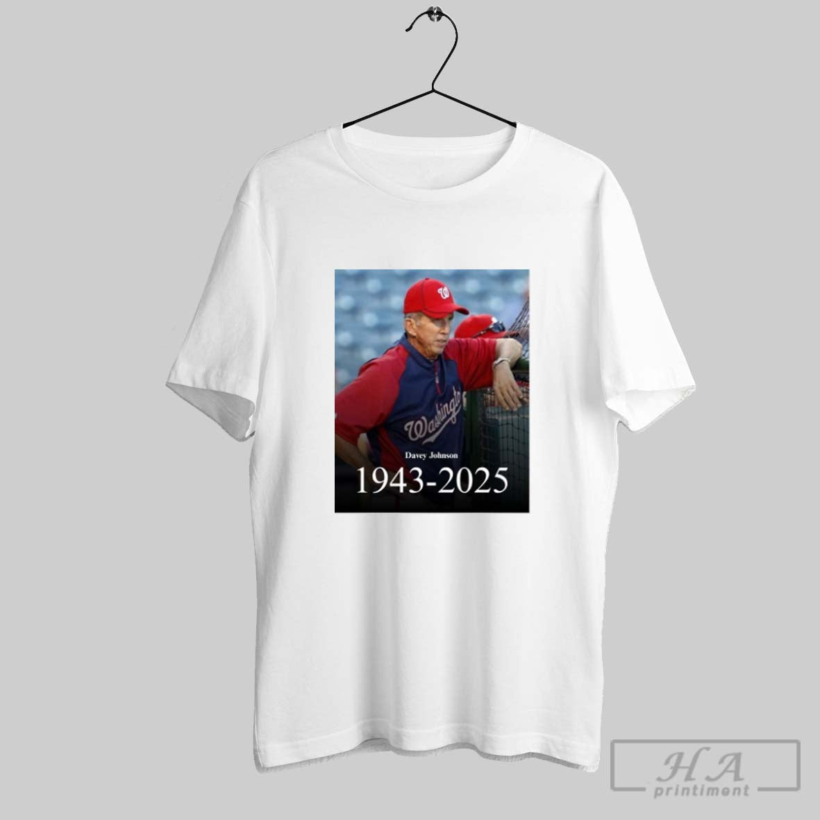 Official Nats Report Rip Former Washington Nationals Manager Davey Johnson 1943 2025 Poster - T-Shirt, Sweatshirt, Hoodie