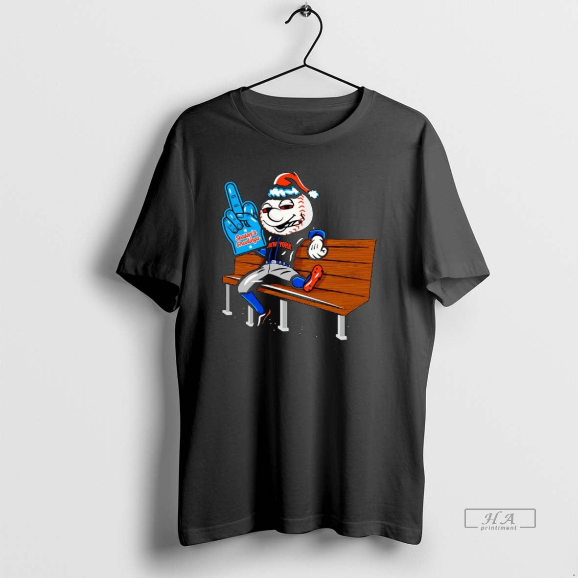 Official New York Mets Mr Met Seasons Greetings Christmas Christmas - T-Shirt, Sweatshirt, Hoodie