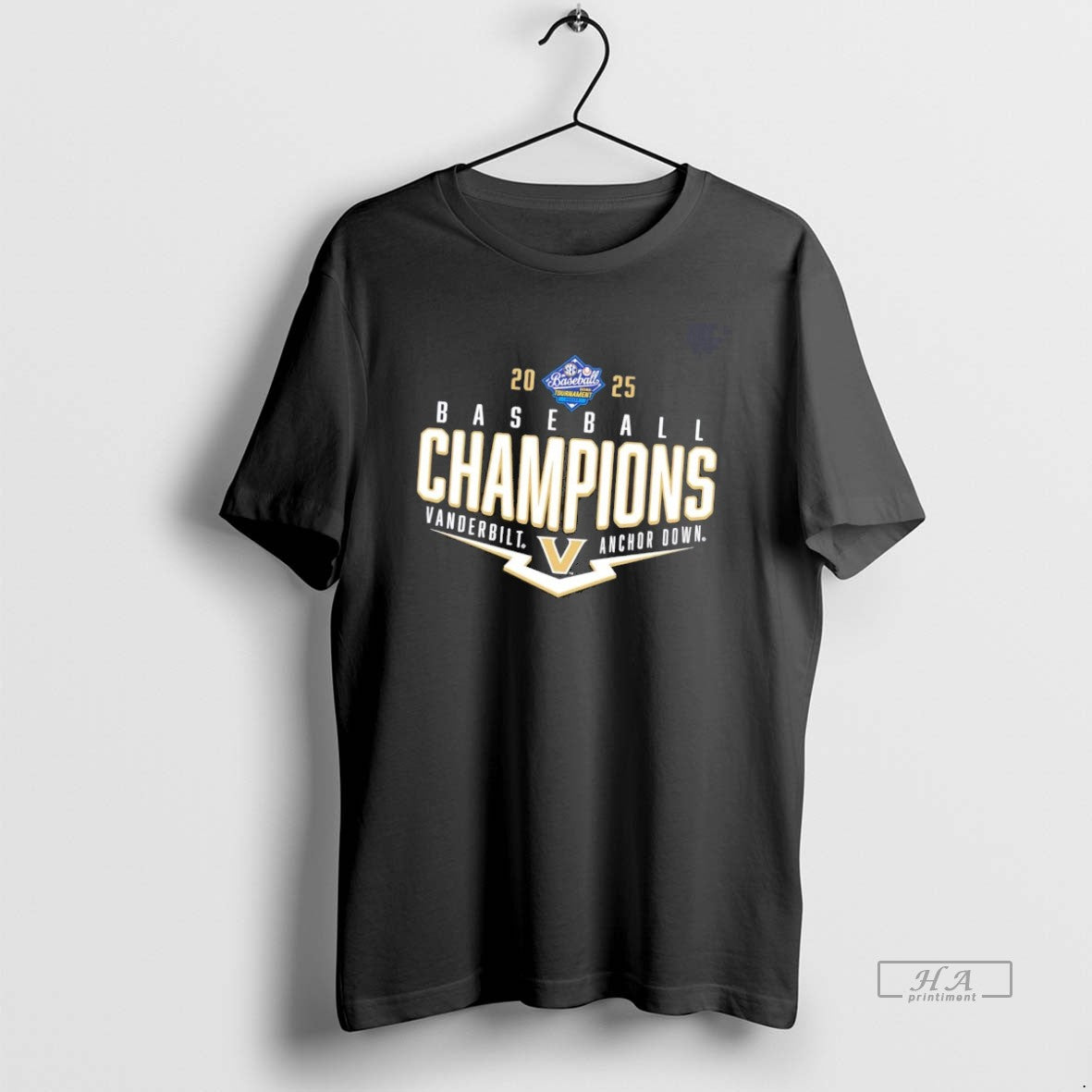 Official Ogrj9cse Vanderbilt Commodores Anchor Down 2025 Sec Baseball Tournament Champions - T-Shirt, Sweatshirt, Hoodie