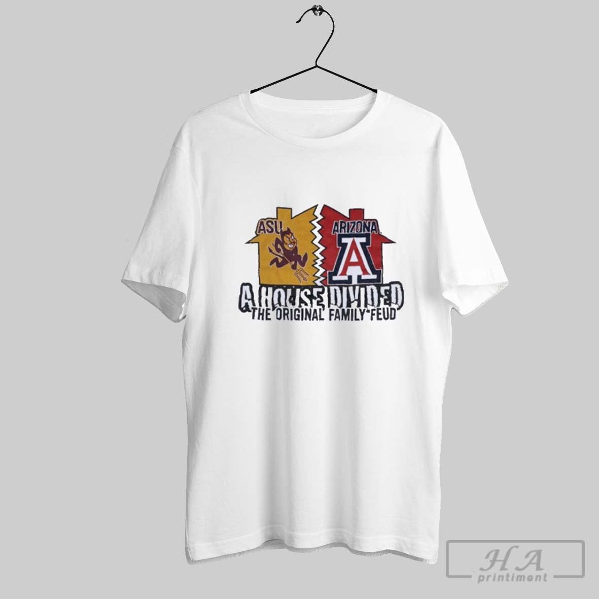 Official Official Asu Sun Devils Vs Arizona Wildcats A House Divided Shirt Tee Unisex T-shirt, Sweatshirt, Hoodie, Long Sleeve Tee - T-Shirt, Sweatshirt, Hoodie