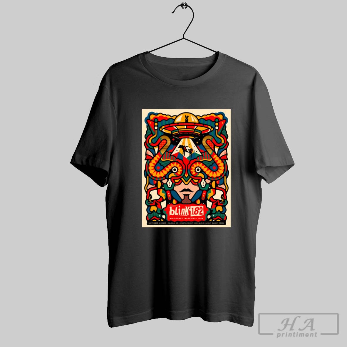 Official Official Blink 182 Missionary Impossible Tour September 3rd 2025 Raleigh Nc Coastal Credit Union - T-Shirt, Sweatshirt, Hoodie