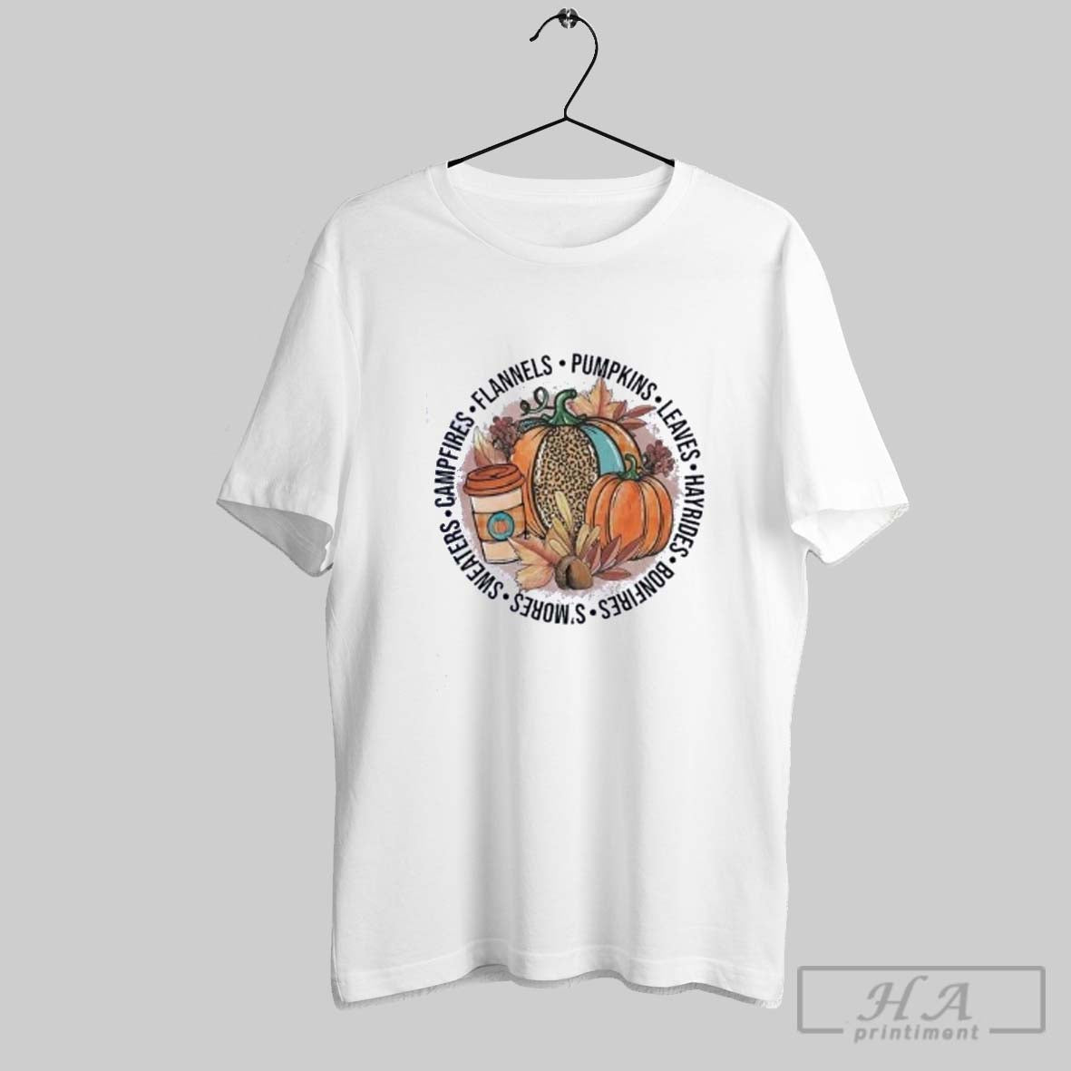 Official Official Campfires Flannels Pumpkins Leaves Hayrides Bonfires Smores Sweaters Halloween 2025 Shirts - T-Shirt, Sweatshirt, Hoodie