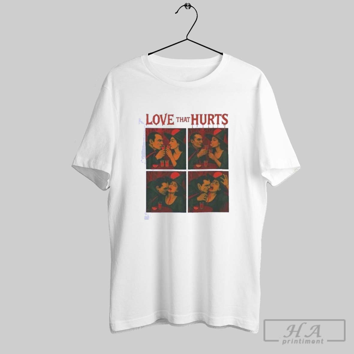 Official Official Love That Hurts Halloween 2025 Shirts Unisex T-shirt, Sweatshirt, Hoodie, Long Sleeve Tee - T-Shirt, Sweatshirt, Hoodie