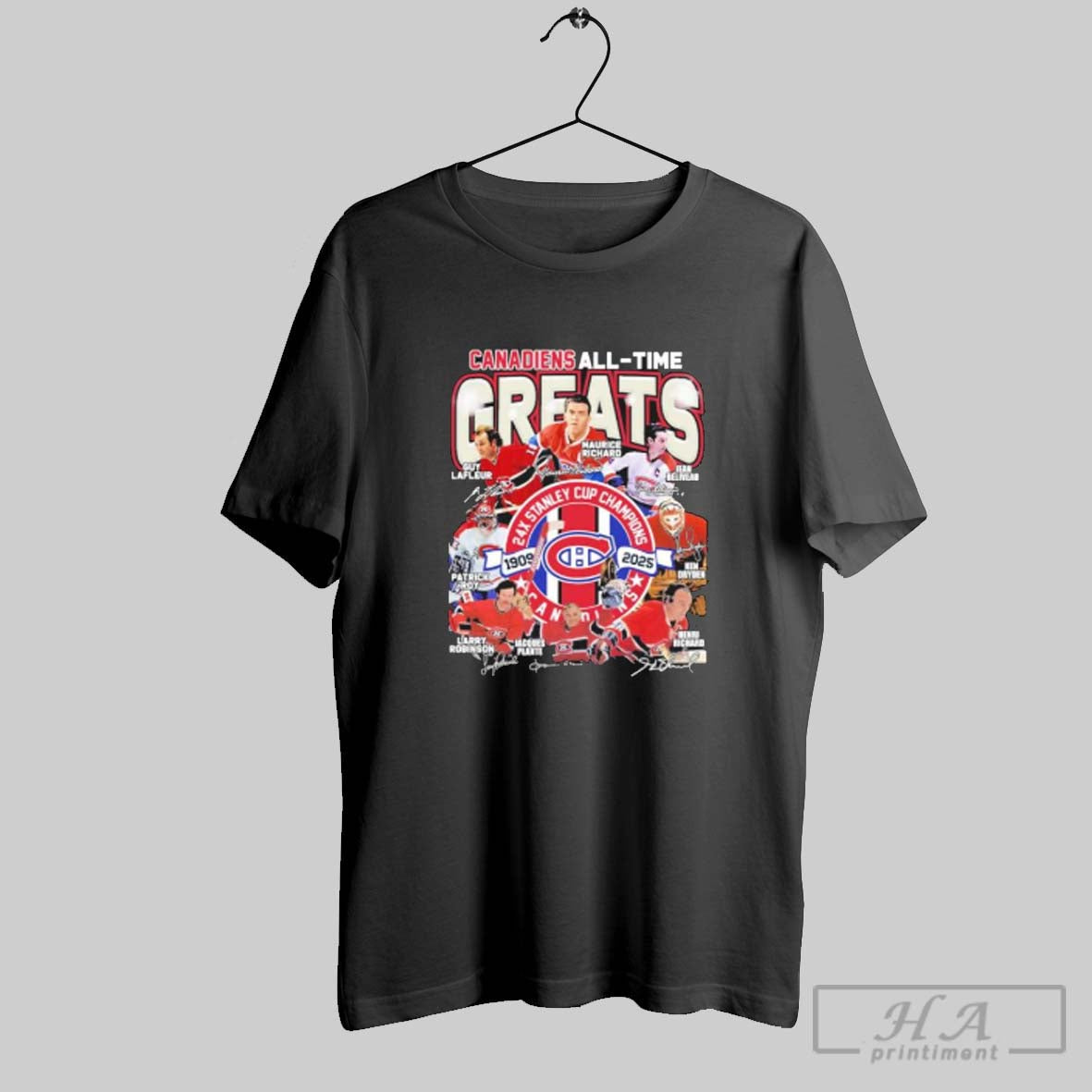 Official Official Montreal Canadiens All Time Greats Teams Signatures Unisex T-shirt, Sweatshirt, Hoodie, Long Sleeve Tee - T-Shirt, Sweatshirt, Hoodie