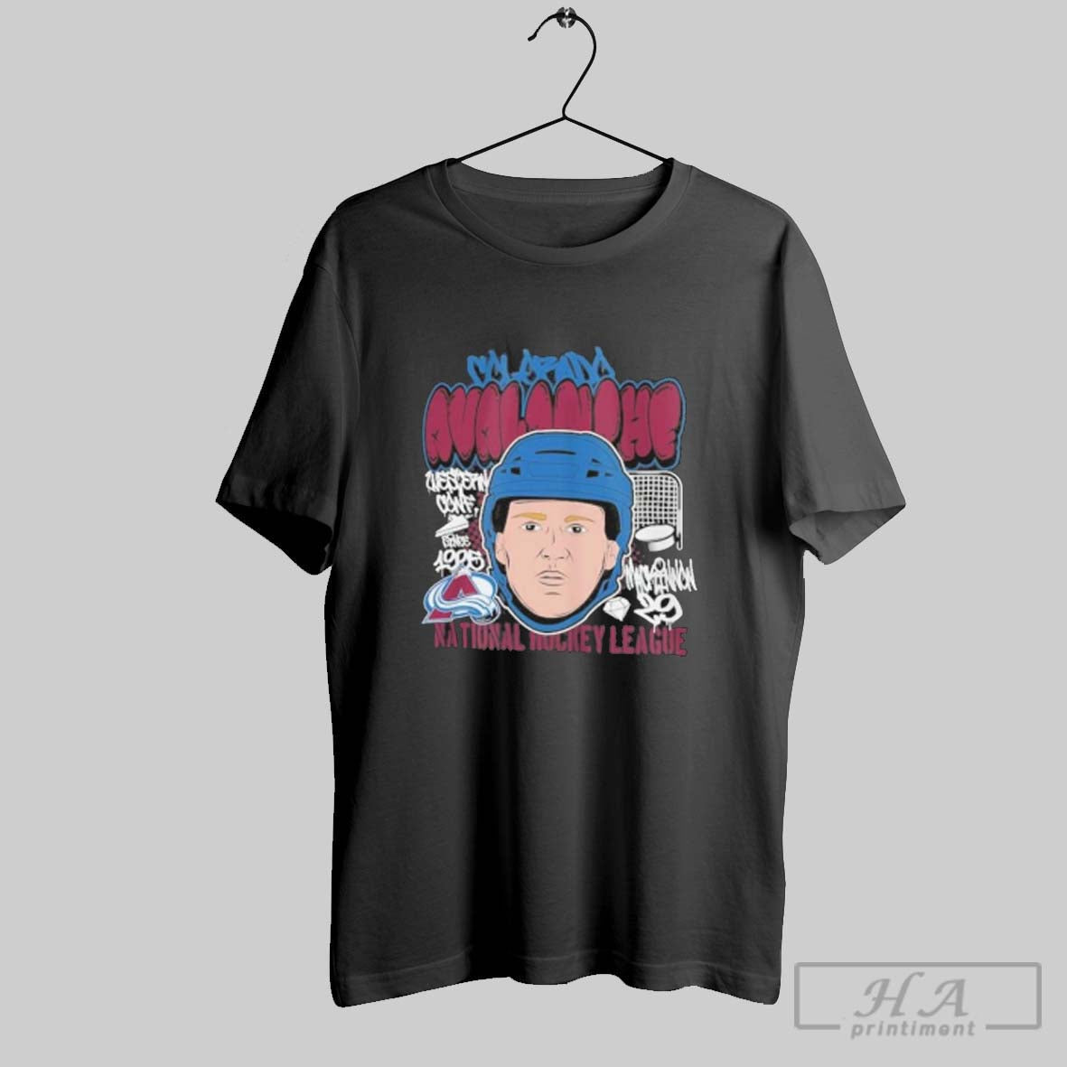 Official Official Nathan Mackinnon Colorado Avalanche Caricature Unisex T-shirt, Sweatshirt, Hoodie, Long Sleeve Tee - T-Shirt, Sweatshirt, Hoodie