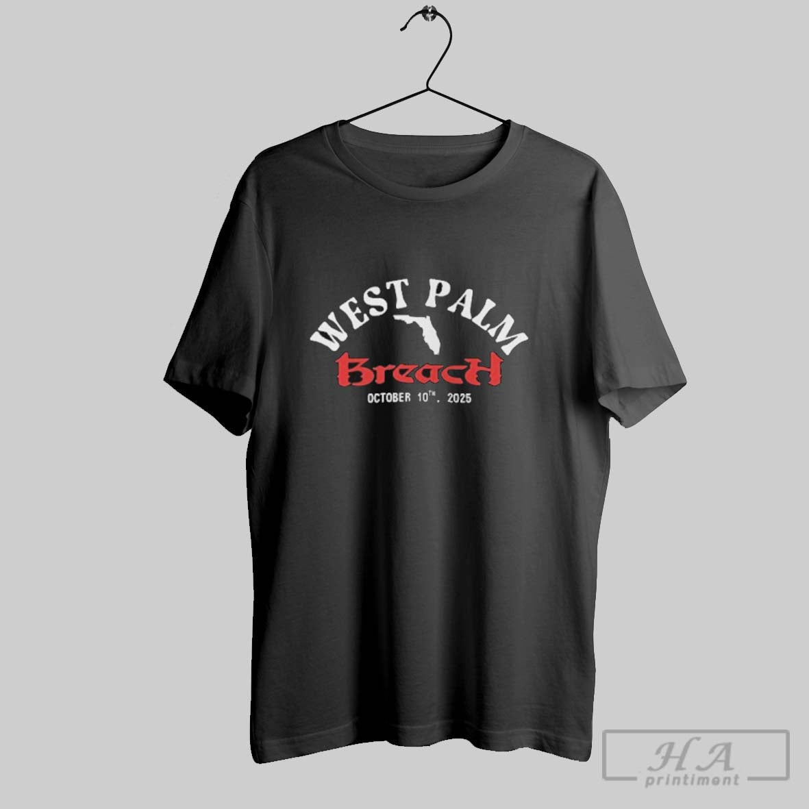 Official Official West Palm Breach October 10th 2025 Unisex T-shirt, Sweatshirt, Hoodie, Long Sleeve Tee - T-Shirt, Sweatshirt, Hoodie