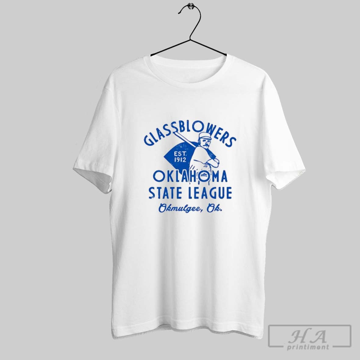 Official Okmulgee Glassblowers Oklahoma Baseball Unisex T-shirt, Sweatshirt, Hoodie, Long Sleeve Tee - T-Shirt, Sweatshirt, Hoodie