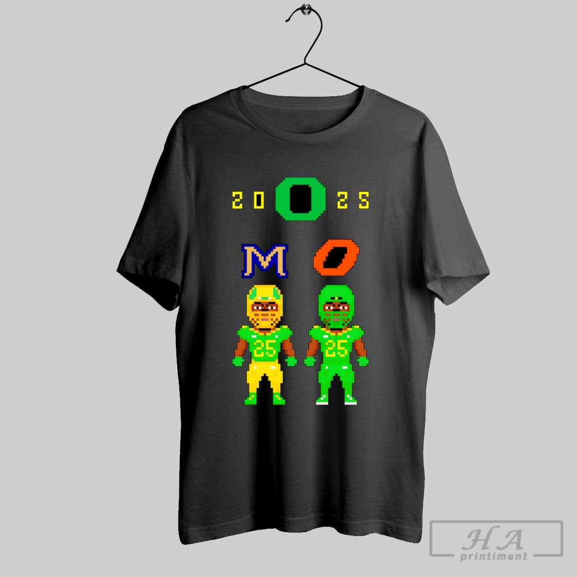 Official Oregon Vs Oklahoma State Football Week 2 2025 Pixel Uniforms Unisex T-shirt, Sweatshirt, Hoodie, Long Sleeve Tee - T-Shirt, Sweatshirt, Hoodie