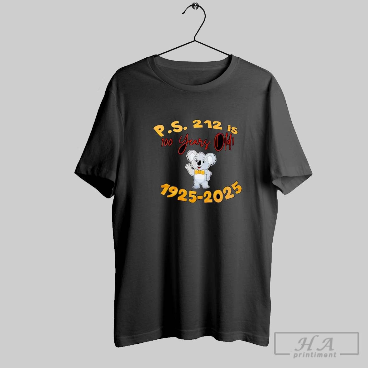 Official P S 212 Is 100 Years Old 1925 2025 Koala Unisex T-shirt, Sweatshirt, Hoodie, Long Sleeve Tee - T-Shirt, Sweatshirt, Hoodie