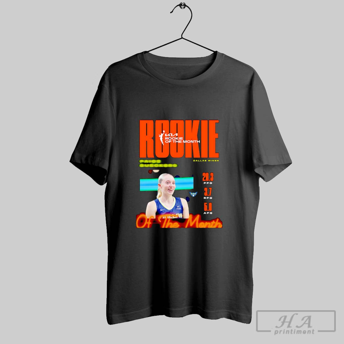 Official Paige Bueckers Rookie Of The Month Unisex T-shirt, Sweatshirt, Hoodie, Long Sleeve Tee - T-Shirt, Sweatshirt, Hoodie