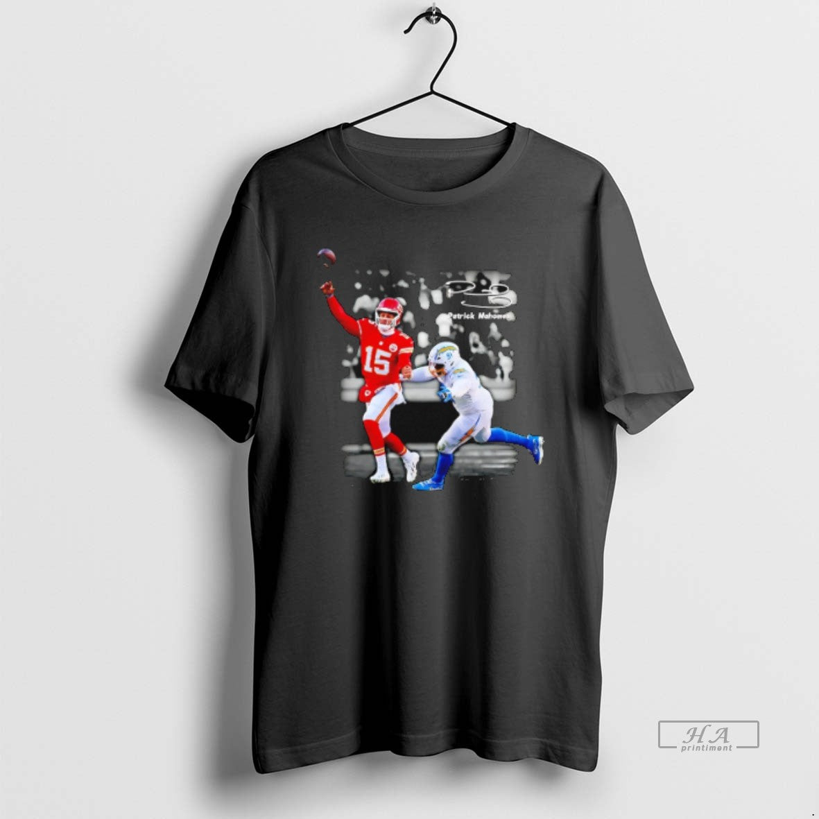 Official Patrick Mahomes Kc Chiefs Vs Chargers Signature - T-Shirt, Sweatshirt, Hoodie