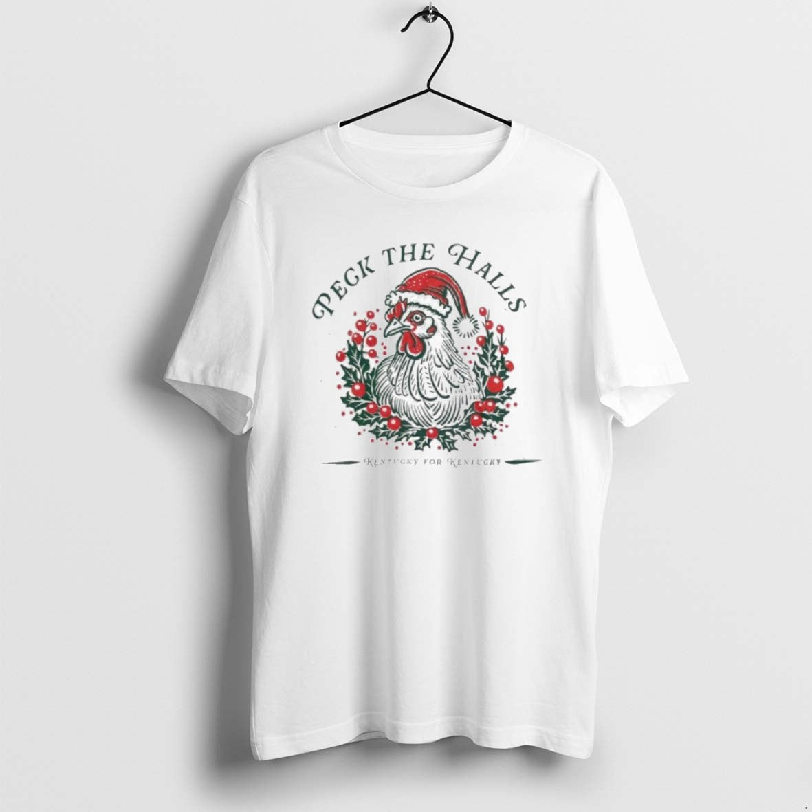 Official Peck The Halls Kentucky Holidays Christmas - T-Shirt, Sweatshirt, Hoodie