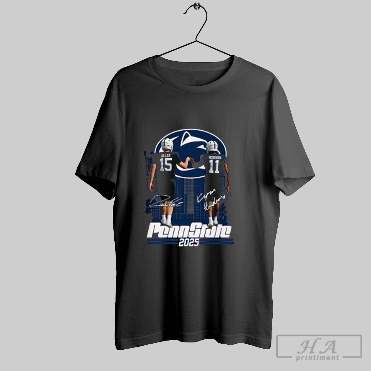 Official Penn State Nittany Lions Drew Allar And Kyron Hudson Unisex T-shirt, Sweatshirt, Hoodie, Long Sleeve Tee - T-Shirt, Sweatshirt, Hoodie
