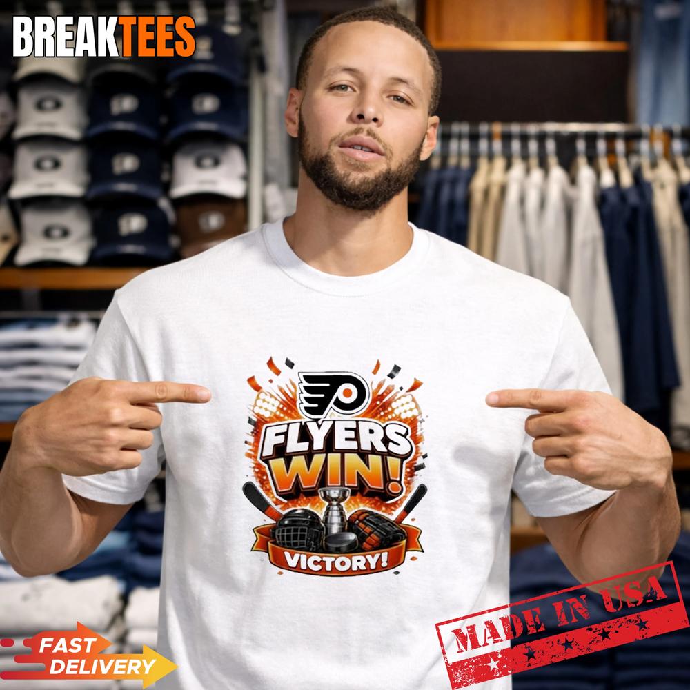 Philadelphia Flyers win victory ICE HOCKEY Shirt Unisex T-shirt, Sweatshirt, Hoodie, Long Sleeve Tee - T-Shirt, Sweatshirt, Hoodie