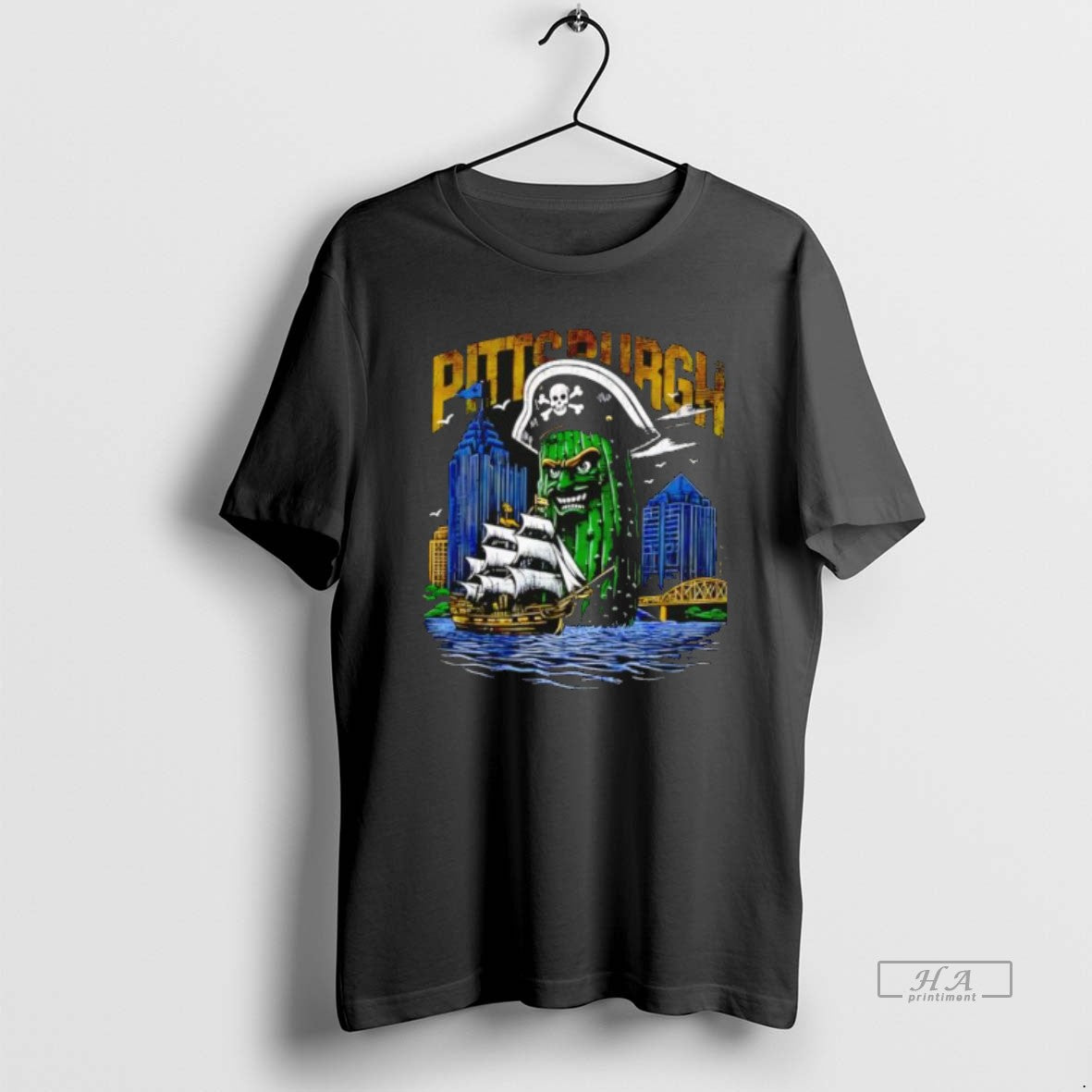 Official Picklesburgh Pirate Cucumber City - T-Shirt, Sweatshirt, Hoodie