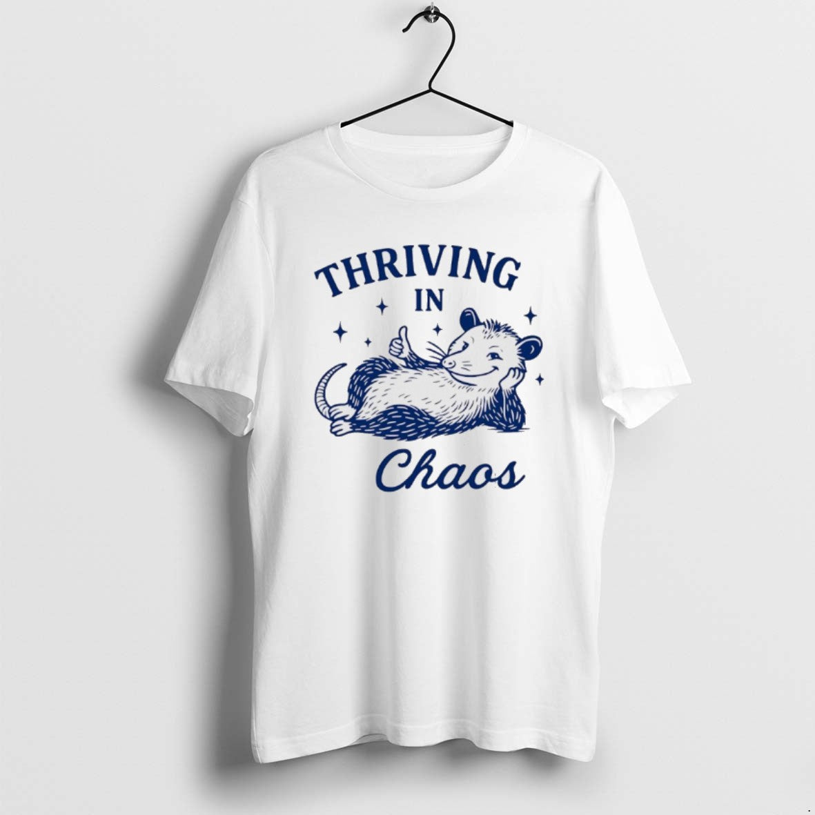 Official Possum Thriving In Chaos - T-Shirt, Sweatshirt, Hoodie