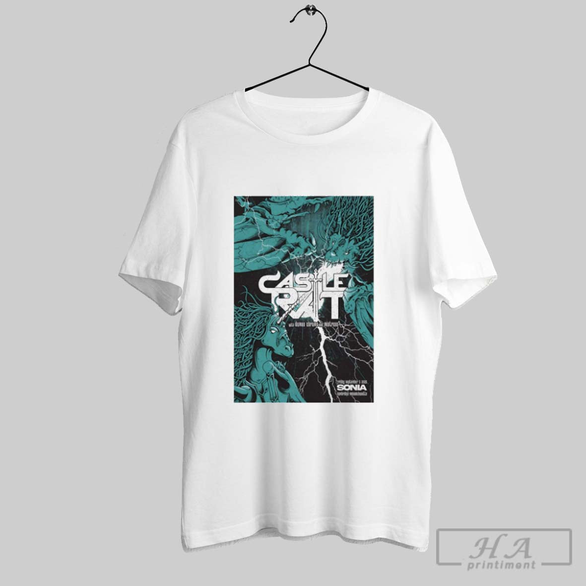 Official Poster Castle Rat In Cambridge Ma On Friday September 5 2025 Unisex T-shirt, Sweatshirt, Hoodie, Long Sleeve Tee - T-Shirt, Sweatshirt, Hoodie