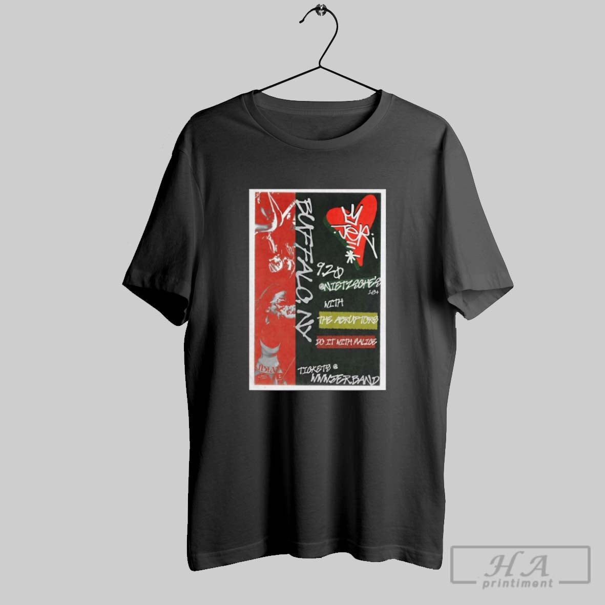 Official Poster Jer Band Nietzsches In Buffalo Ny September 20 2025 Unisex T-shirt, Sweatshirt, Hoodie, Long Sleeve Tee - T-Shirt, Sweatshirt, Hoodie