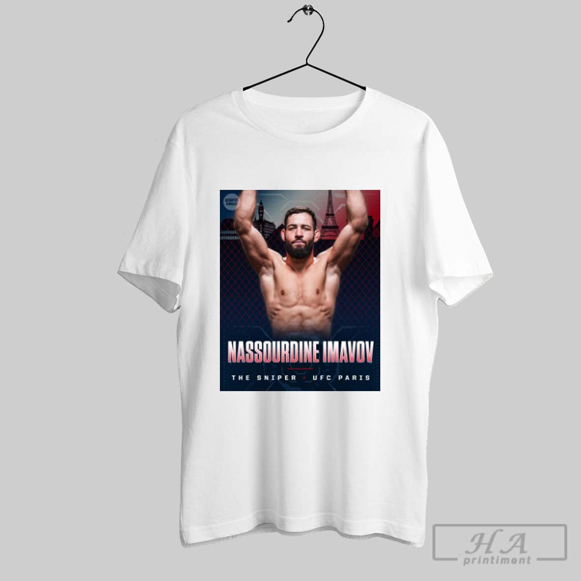 Official Poster Nassourdine Imavov Defeats Caio Borralho The Sniper Ufc Paris 2025 Unisex T-shirt, Sweatshirt, Hoodie, Long Sleeve Tee - T-Shirt, Sweatshirt, Hoodie