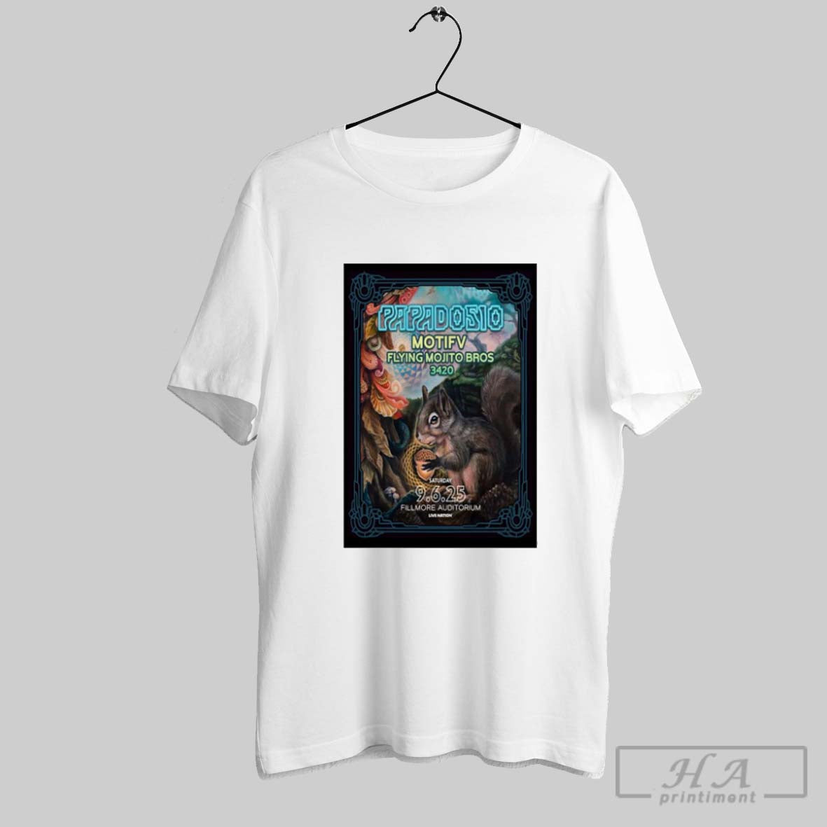 Official Poster Papadosio The Fillmore Auditorium In Denver Co September 6 2025 Unisex T-shirt, Sweatshirt, Hoodie, Long Sleeve Tee - T-Shirt, Sweatshirt, Hoodie