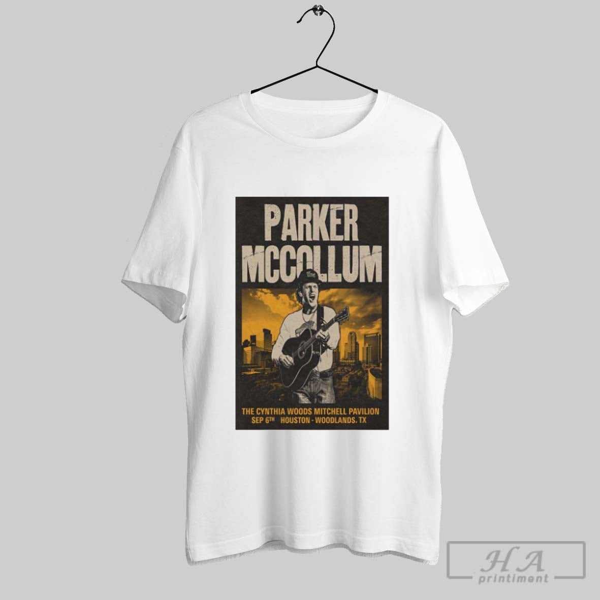 Official Poster Parker Mccollum Show The Cynthia Woods Mitchell Pavilion Woodlands Texas 09 06 2025 - T-Shirt, Sweatshirt, Hoodie
