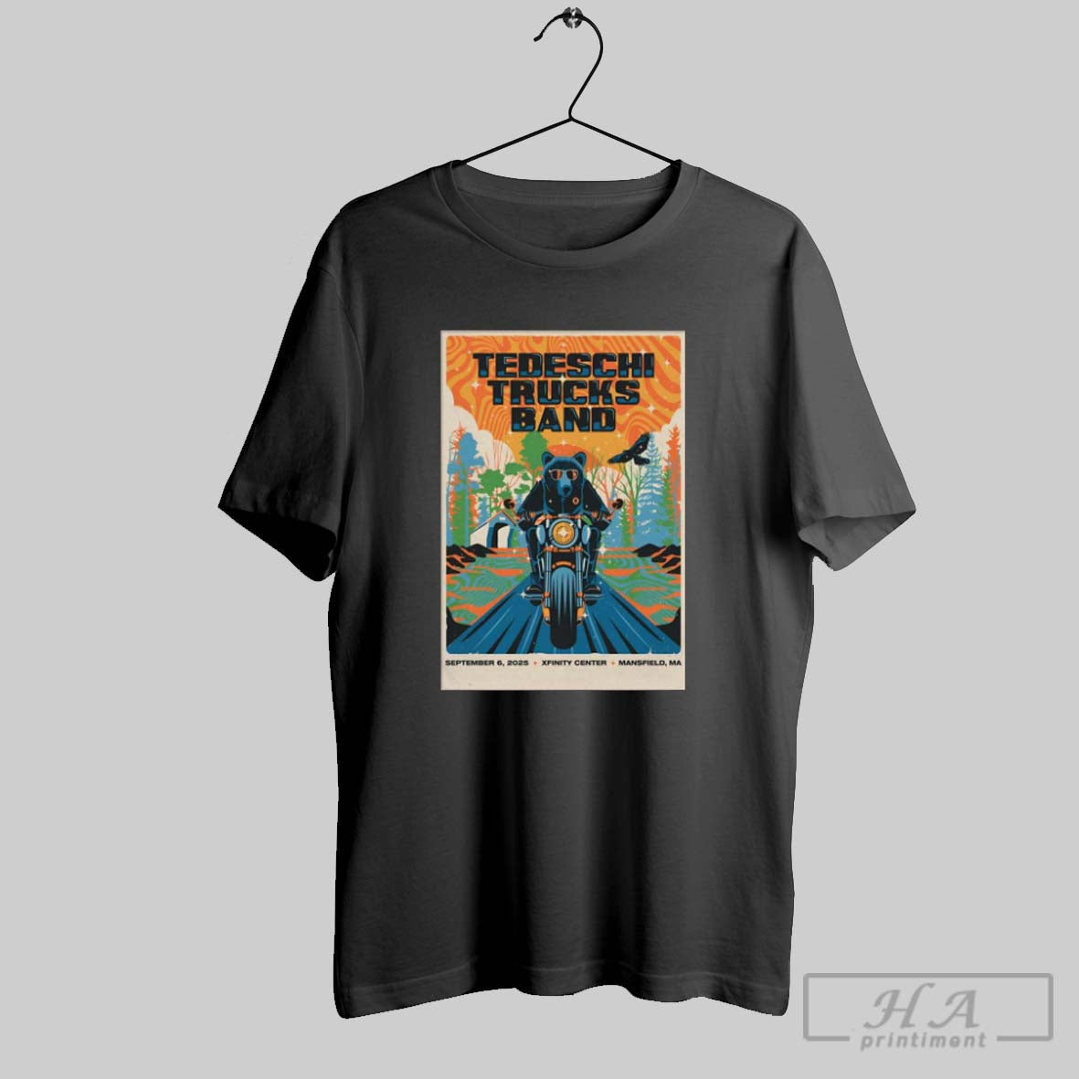 Official Poster Tedeschi Trucks Band September 6 2025 Xfinity Center In Mansfield Ma Unisex T-shirt, Sweatshirt, Hoodie, Long Sleeve Tee - T-Shirt, Sweatshirt, Hoodie