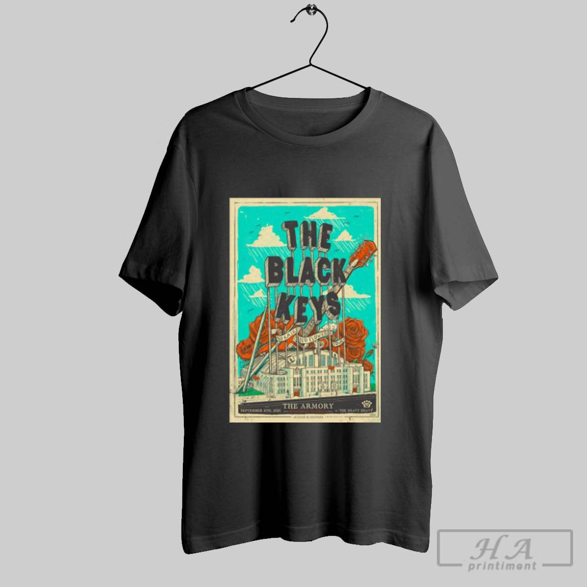 Official Poster The Black Keys September 6 2025 The Armory In Minneapolis Mn Unisex T-shirt, Sweatshirt, Hoodie, Long Sleeve Tee - T-Shirt, Sweatshirt, Hoodie