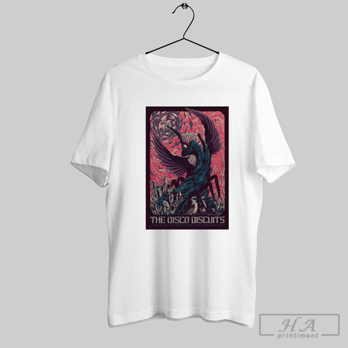 Official Poster The Disco Biscuits September 3 2025 At Lawn At Surf Motel Buena Vista Unisex T-shirt, Sweatshirt, Hoodie, Long Sleeve Tee - T-Shirt, Sweatshirt, Hoodie