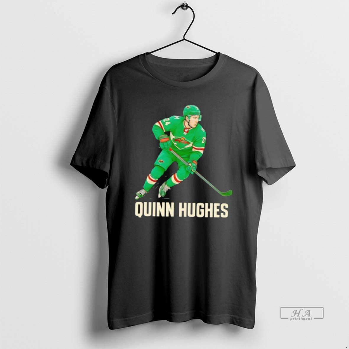 Official Quinn Hughes Minnesota Wild - T-Shirt, Sweatshirt, Hoodie