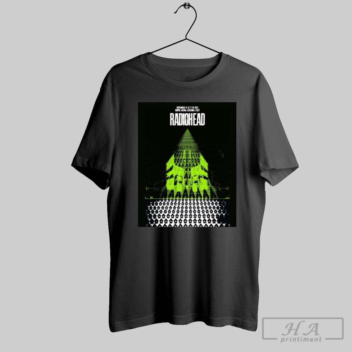 Official Radiohead Unipol Arena Bologna Italy November 2025 Unisex T-shirt, Sweatshirt, Hoodie, Long Sleeve Tee - T-Shirt, Sweatshirt, Hoodie