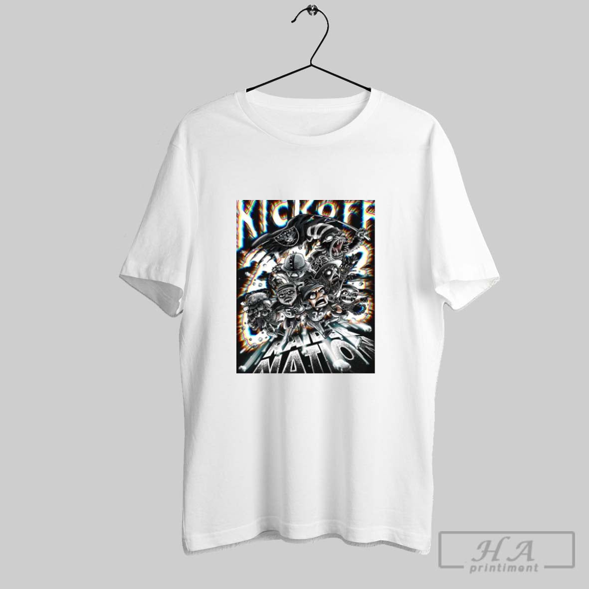 Official Raider Nation The Kickoff A Season Fueled By Fan Strength And Ferocity Poster Unisex T-shirt, Sweatshirt, Hoodie, Long Sleeve Tee - T-Shirt, Sweatshirt, Hoodie