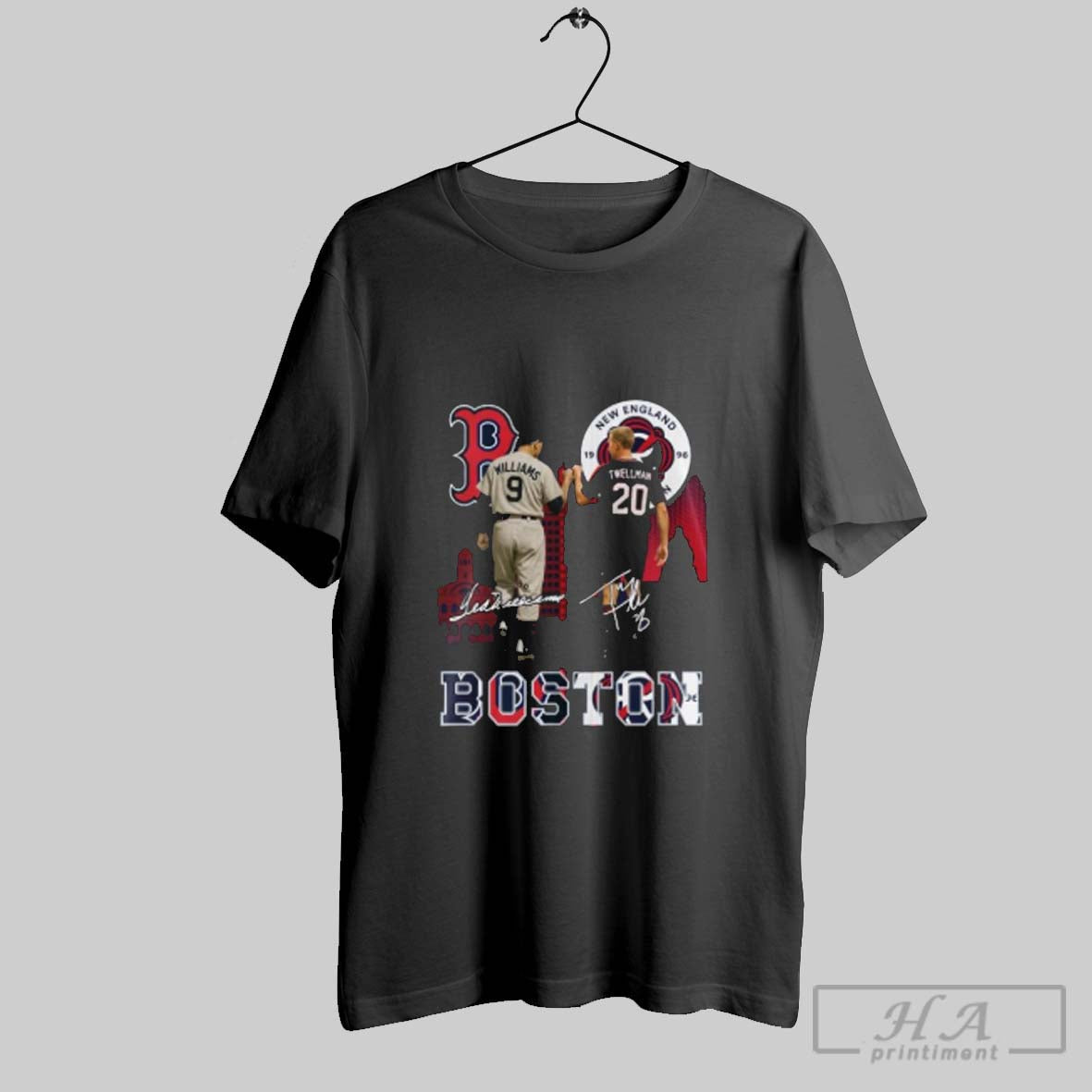 Official Red Sox Ted Williams And New England Revolution Taylor Twellman Unisex T-shirt, Sweatshirt, Hoodie, Long Sleeve Tee - T-Shirt, Sweatshirt, Hoodie