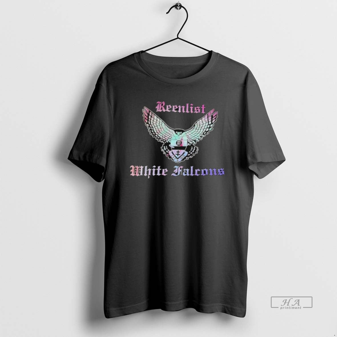 Official Reenlist White Falcons Lets Go - T-Shirt, Sweatshirt, Hoodie