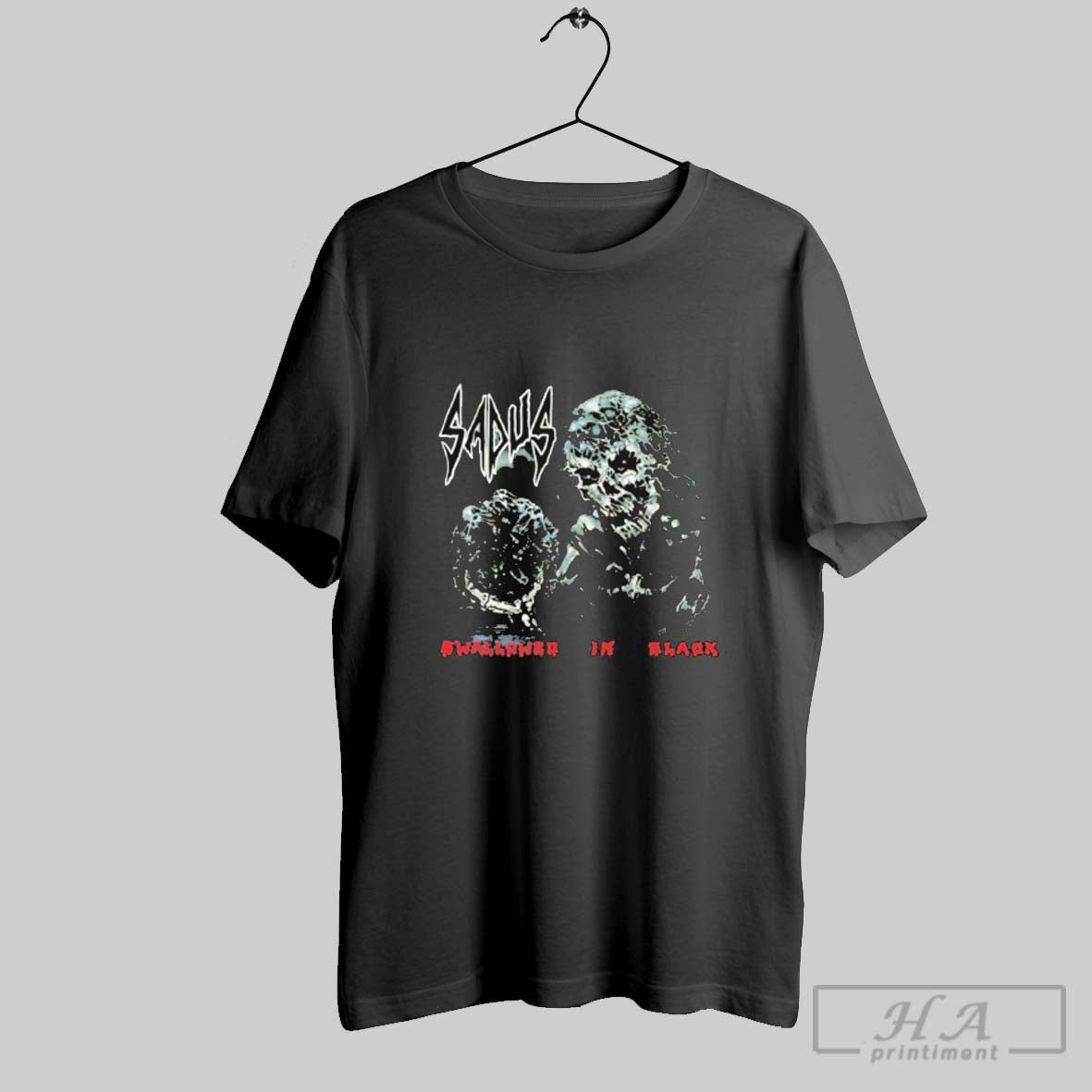 Official Sadus Swallowed In Black Unisex T-shirt, Sweatshirt, Hoodie, Long Sleeve Tee - T-Shirt, Sweatshirt, Hoodie
