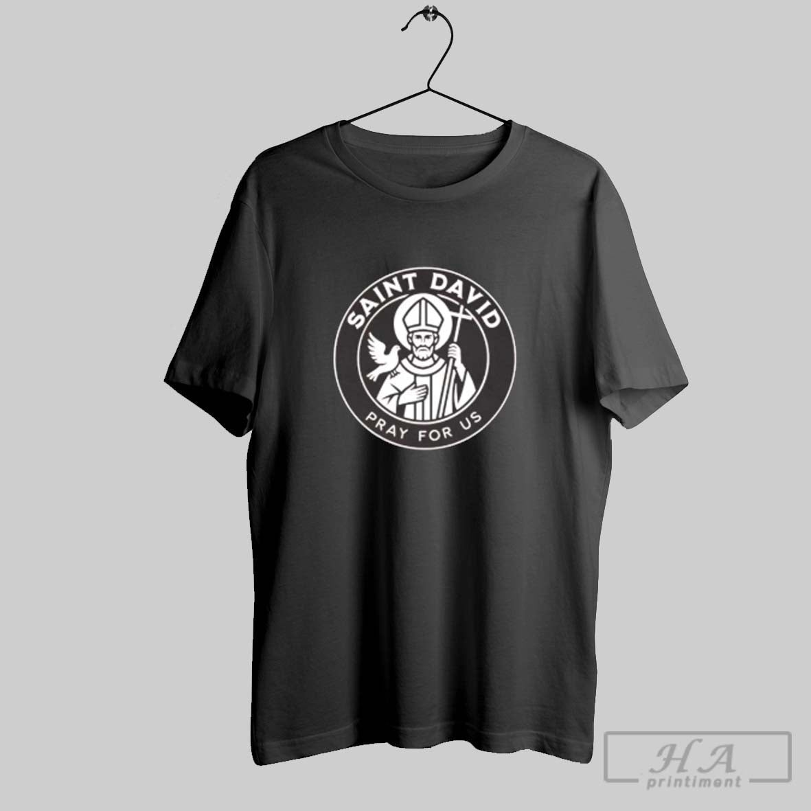 Official Saint David Pray For Us Ladies Tee Unisex T-shirt, Sweatshirt, Hoodie, Long Sleeve Tee - T-Shirt, Sweatshirt, Hoodie