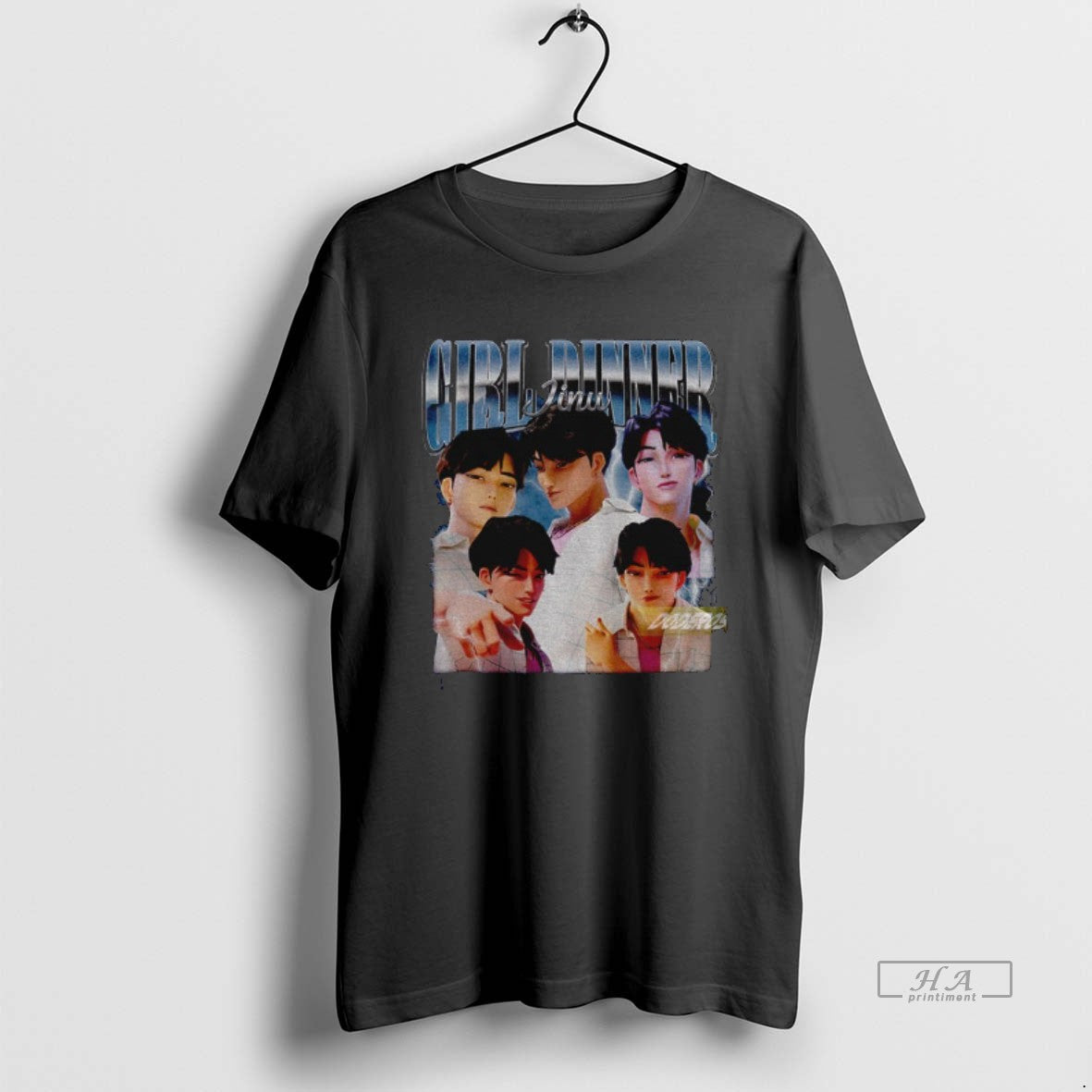Official Saja Boys Jinu Girl Dinner Kpop Demon Hunters Graphic - T-Shirt, Sweatshirt, Hoodie