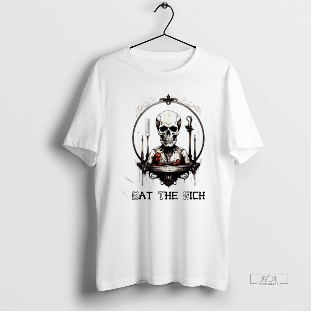 Official Skeleton Eat The Rich Graphic - T-Shirt, Sweatshirt, Hoodie