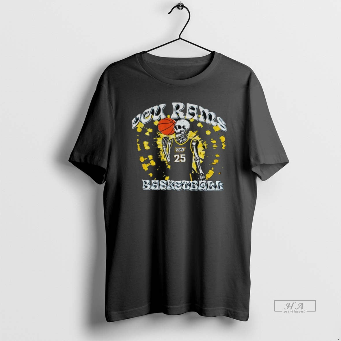 Official Skeleton Vcu Rams Basketball Player - T-Shirt, Sweatshirt, Hoodie