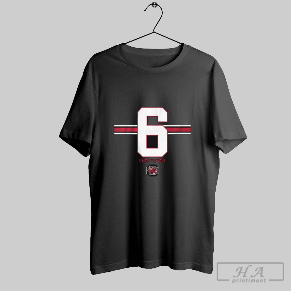 Official South Carolina Gamecocks Football Dylan Stewart 6 Stripe Unisex T-shirt, Sweatshirt, Hoodie, Long Sleeve Tee - T-Shirt, Sweatshirt, Hoodie