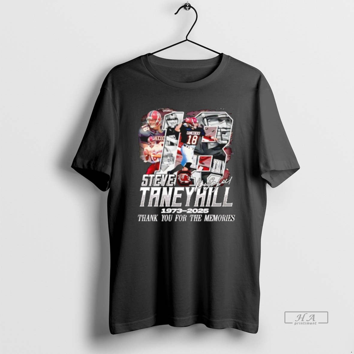 Official South Carolina Gamecocks Steve Taneyhill 1973 2025 Thank You - T-Shirt, Sweatshirt, Hoodie