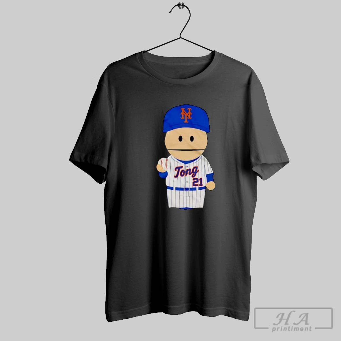 Official South Park Tong 21 Mets Baseball Funny Cartoon Posters Black Unisex T-shirt, Sweatshirt, Hoodie, Long Sleeve Tee - T-Shirt, Sweatshirt, Hoodie