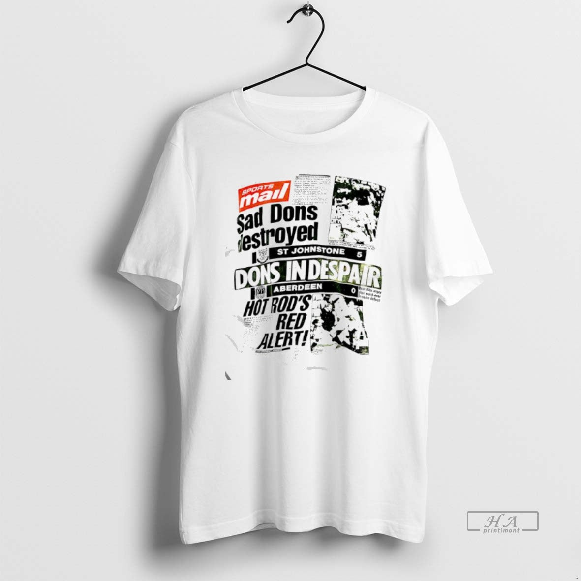 Official Sports Mail Sad Dons Destroyed Newspaper - T-Shirt, Sweatshirt, Hoodie